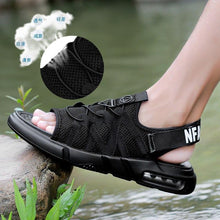 Lade das Bild in den Galerie-Viewer, Tacocood Männer Sommer Sandalen Mesh Atmungsaktive Flache Schuhe

