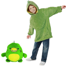 Lade das Bild in den Galerie-Viewer, Tacocood Kuscheltier Hoodie für Kinder
