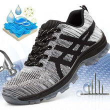 Lade das Bild in den Galerie-Viewer, Tacocood casual atmungsaktive sommer mesh stahl kappe kappen arbeit sicherheit schuhe  36-50
