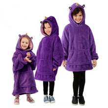 Lade das Bild in den Galerie-Viewer, Tacocood Kuscheltier Hoodie für Kinder
