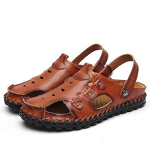 Lade das Bild in den Galerie-Viewer, Tacocood Sommer Echtem Leder Sandalen männer Casual Schuhe
