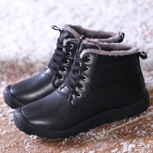 Lade das Bild in den Galerie-Viewer, Tacocood Wasserdichte Winterschuhe aus Leder und Samtbaumwolle
