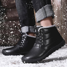 Lade das Bild in den Galerie-Viewer, Tacocood Wasserdichte Winterschuhe aus Leder und Samtbaumwolle
