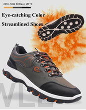 Lade das Bild in den Galerie-Viewer, Men Sports Casual Wearable Hiking Sneakers Male Non-slip Running Quality Leather Shoes
