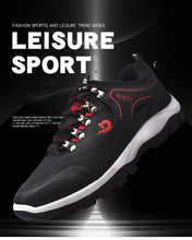 Lade das Bild in den Galerie-Viewer, Men Sports Casual Wearable Hiking Sneakers Male Non-slip Running Quality Leather Shoes
