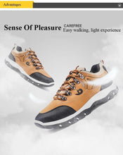 Lade das Bild in den Galerie-Viewer, Men Sports Casual Wearable Hiking Sneakers Male Non-slip Running Quality Leather Shoes
