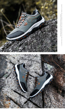 Lade das Bild in den Galerie-Viewer, Men Sports Casual Wearable Hiking Sneakers Male Non-slip Running Quality Leather Shoes
