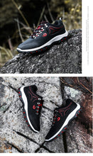 Lade das Bild in den Galerie-Viewer, Men Sports Casual Wearable Hiking Sneakers Male Non-slip Running Quality Leather Shoes
