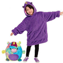 Lade das Bild in den Galerie-Viewer, Tacocood Kuscheltier Hoodie für Kinder
